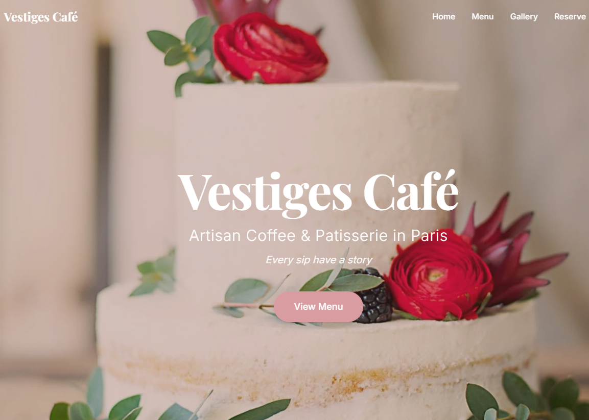 Ventiges Caffee Web Sitesi
